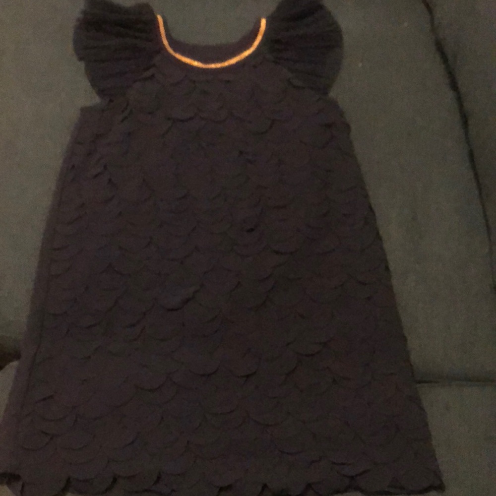 Lovely scalloped dress,perfect condition navy blue
